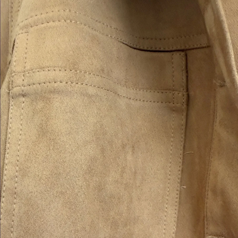 NWOT - Kut from the Kloth Matilda Crop Faux Suede Trucker Jacket - Picture 7 of 12